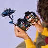 LEGO Wednesday Black Dahlia Flower Building Toy – Pretend Play Set for Girls & Boys, Ages 9+ – with Wednesday Addams & Professor Minidolls – Building Blocks for Kids – Gift Idea for Birthdays – 76784