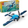 LEGO Creator 3 in 1 Aircraft Race Plane Toy – Building Toy with 3 Building Options, Airplane, Fighter Jet, or Helicopter – Gift Idea for Kids, Boys and Girls, Ages 7+ – 31160