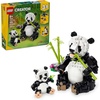 LEGO Creator 3 in 1 Wild Animals Panda Family – Building Toy Kit for Kids with 3 Building Options, Panda, Penguin, or Orca – 8 Year Old Girl & Boy Birthday Gifts – 31165