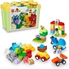 LEGO DUPLO Classic Cars and Trucks Brick Box Building Blocks – Learning & Educational STEM Toys for Toddlers, Ages 1.5+ Years – Develops Fine Motor Skills – Gift for Toddler Birthday – 10439