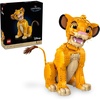 LEGO Disney Young Simba the Lion King Building Sets for Adults – Buildable Figurine for Display, Ages 18+ – DIY Kits & Crafts for Fans of Movie – Collectible Disney Birthday Gift – 43247