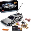 LEGO Icons Back to the Future Time Machine 10300, Model Car Building Kit Based on the Delorean from the Iconic Movie, Perfect Build for Teens and Adults Who Love to Create | Lego Back To The Future Lego 1872 Pieces – Time Machine #10300(FrustrationFree Packaging)