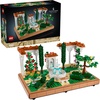LEGO Icons Fountain Garden Building Set – DIY Kit for Adults, Ages 18+ – Miniature Craft Building Blocks for Home Decor, Display – Gift for Birthdays – with Cypress Trees and Grape Vines – 10359