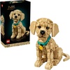 LEGO Icons Golden Retriever Puppy Building Set for Adults, Ages 18+ – Gift for Birthdays – Decor for Home, Bedroom, or Book Shelf – Posable Dog Figure – 11384