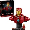 LEGO Marvel Iron Man MK4 Bust – Building Kit for Adults, Ages 18+ – Includes Iron Man Minifigure – Collectible Model for Super Hero Fans – Gift for Men and Women – 76327