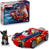 LEGO Marvel Spider-Man Car vs. Venomized Wolverine Building Toy for Boys & Girls – Super Hero & Villain Playset W/2 Marvel Minifigures – Gift Idea for Birthdays – Ages 7+ – 76336