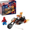 LEGO Marvel Spider-Man vs. Ghost Rider Motorcycle Building Toy for Boys & Girls, Ages 6+ – Super Hero & Villain Playset W/2 Marvel Minifigures – Gift Idea for Kids & Fans – 76335
