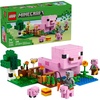 LEGO Minecraft The Baby Pig House Toy Figures and Playset – Building Minecraft Toy for Kids, Boys and Girls, Ages 7+ – Gift for Birthdays – with 2 Minifigures for Pretend Play – 21268