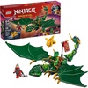 LEGO NINJAGO Lloyd’s Green Forest Dragon Toy – Pretend Play Building Toy for Boys and Girls, Ages 6+ – Birthday Gift for Kids – Dragon Figurine with 2 Minifigures for Kids – 71829