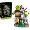 LEGO Shrek: Shrek, Donkey & Puss in Boots 72423 | Collectible Building Set for Adults, Ages 18+, Movie Display for Bedroom or Book Shelf, 1,403 pieces, Gift for Men & Women