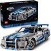 LEGO Technic 2 Fast 2 Furious Nissan Skyline GT-R (R34) Car – DIY Kit and Building Set for Adults – Collectible Model Street Racer with Drift Function – Gift for Car Enthusiasts and Movie Fans – 42210