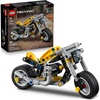 LEGO Technic Yellow Motorcycle Toy – Building Toy for Boys & Girls, Ages 7+ – Model Kit with Detailed Features – Bedroom Decor for Kids – Gift for Birthdays – 42225