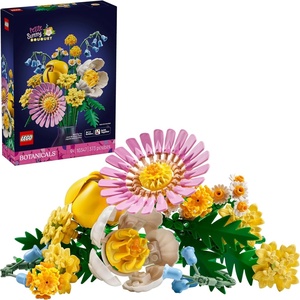 LEGO Botanicals Petite Sunny Bouquet Building Toy – DIY Floral Arrangement for Girls & Boys, Ages 9+ – Gift for Birthdays – Bedroom, Desk, Home Decor – 10347