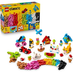 LEGO Classic Creative Colorful Bricks 11045 | Preschool Building Toys for Girls & Boys, Ages 5+, Sturdy Build for Pretend Play, 820 pieces, Gift Idea