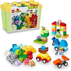 LEGO DUPLO Classic Cars and Trucks Brick Box Building Blocks – Learning & Educational STEM Toys for Toddlers, Ages 1.5+ Years – Develops Fine Motor Skills – Gift for Toddler Birthday – 10439
