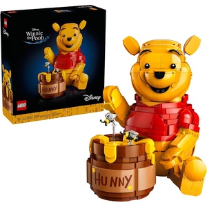LEGO Disney Winnie The Pooh Building Set – Home, Office or Book Shelf Decor for Adult Fans, Ages 18+ – W/Eeyore Figure – Collectible Disney Gift – 43300