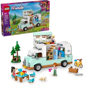 LEGO Friends Friendship Camper Van Adventure Toy Building Set – Pretend Play Set for Kids, Girls and Boys, Ages 7+ – Gift Idea for Birthday – with 3 Minidolls and Ferret Figure – 42663