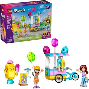 LEGO Friends Ice Cream & Balloon Stand Building Toy for Girls & Boys – Pretend Play Set for Kids, Ages 6+ – W/Liann & Paisley Minidolls & Accessories – Gift Idea for Birthdays – 42692