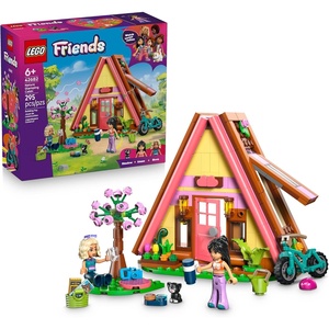 LEGO Friends Nature Glamping Cabin 42682 | Building Toys for Girls & Boys, Ages 6+, Dollhouse Cabin W/ 2 Minidolls for Pretend Play, 295 pieces, Gift For Birthdays