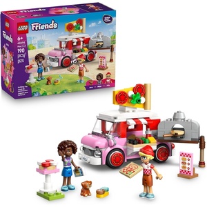 LEGO Friends Pizza Truck 42694 | Building Toys for Girls & Boys, Ages 6+, Toy Truck Playset W/ 2 Minidolls, 190 pieces, Gift for Birthdays