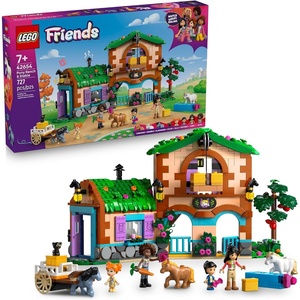 LEGO Friends Pony Ranch & Stable Pretend Play Building Toy – Playset with 3 Horse Toys for Creative Storytelling – Birthday Gift Idea for Girls & Boys, Ages 7+ Who Love Horse Stuff – 42654