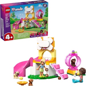 LEGO Friends Puppy Playground Pretend Play Building Toy – Creative Storytelling Playset for Girls & Boys, Ages 4+ – Includes 3 Dog Toys, & 2 Minidolls – Gift Idea for Birthdays & Pet Lovers – 42665