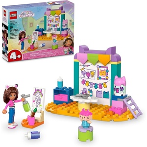 LEGO Gabby’s Dollhouse Crafting with Baby Box Building Toys – Pretend Play Toy Figures & Playset for Kids, Girls & Boys, Ages 4+ – Birthday Gift – 10795