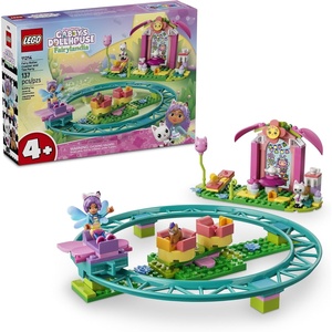 LEGO Gabby’s Dollhouse Fairy Roller Coaster and Tea Party 11214 | Preschool Building Toys for Girls & Boys, Ages 4+, W/ Starter Bricks, Sturdy Build for Pretend Play, 137 pieces, Gift Idea