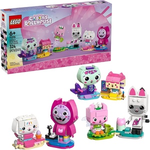 LEGO Gabby’s Dollhouse Gabby’s Brick-Built Cat Friends Building Toy for Girls & Boys – Pretend Play Set W/6 Animal Toy Figures for Kids, Ages 6+ – Gift Idea for Birthdays – 11215