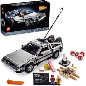 LEGO Icons Back to the Future Time Machine 10300, Model Car Building Kit Based on the Delorean from the Iconic Movie, Perfect Build for Teens and Adults Who Love to Create | Lego Back To The Future Lego 1872 Pieces – Time Machine #10300(FrustrationFree Packaging)