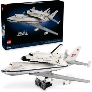 LEGO Icons Shuttle Carrier Aircraft Building Set for Adults – Spaceship & Airplane Model Kit for Adults, Ages 18+ – Air & Space Decor – Gift for Birthdays – 10360