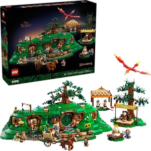 LEGO Icons The Lord of The Rings: The Shire Building Set – Room Decor for Men and Women, Ages 18+ – Adult DIY Collectible for Bedroom or Office – with Gandalf Minifigure – 10354