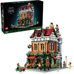 LEGO Icons Tudor Corner Building Set for Adults 18+ – DIY Miniature House Kit – Collectible Mini House Building Set for Men and Women – Crafting Gift for Adults – 10350
