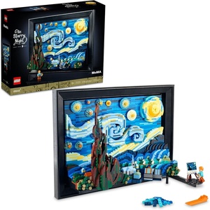 LEGO Ideas Vincent Van Gogh The Starry Night – Building Set for Adults, Ages 18+ – Beautifully Detailed Home Wall Art Decor – Gift for Men & Women – 21333(Standard Packaging)