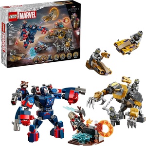 LEGO Marvel Avengers: Endgame Thor vs. Chitauri Building Toy – Pretend Playset W/ 7 Toy Minifigures for Boys & Girls, Ages 8+ – Super Hero Building Blocks for Kids – Gift Idea for Birthdays – 76322
