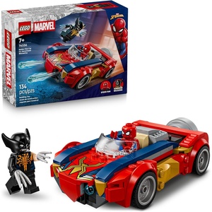 LEGO Marvel Spider-Man Car vs. Venomized Wolverine Building Toy for Boys & Girls – Super Hero & Villain Playset W/2 Marvel Minifigures – Gift Idea for Birthdays – Ages 7+ – 76336