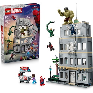 LEGO Marvel Spider-Man vs Hulk Epic Clash – Super Hero Building Toy for Boys & Girls, Ages 8+ – Includes 5 Minifigures & Hulk Figure – Spider-Man Toy for Fans – Gift for Birthdays – 76350