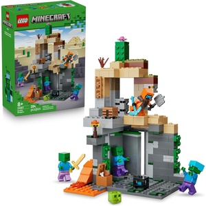 LEGO Minecraft Zombie Dungeon Building & Pretend Play Toy for Boys & Girls – Video Game Playset & Toy Figures for Kids, Ages 8+ – W/Wandering Wastelands Minifigure – Gift Idea for Birthdays – 21587