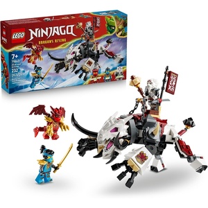 LEGO NINJAGO Zilvar and Grimtak the Dragon Beast 71863 | Building Toys for Boys & Girls, Ages 7+, Action Figures for Pretend Play, 3 Minifigures, 232 pieces, Gift for Birthdays