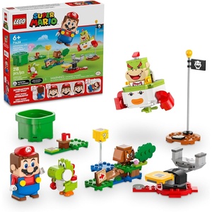LEGO Super Mario Adventures with Interactive Mario, Bowser Jr.’s Clown Car Playset Vehicle, Yoshi Toy & Playset, Nintendo Toy Gift for Boys, Girls and Gamers Ages 6 and Up, 71439