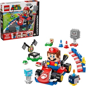 LEGO Super Mario: Mario Kart – Interactive Mario & Standard Kart Building Toy – Pretend Play Racing Playset for Boys & Girls, Ages 7+ – Kids Birthday Gift Idea – 72043