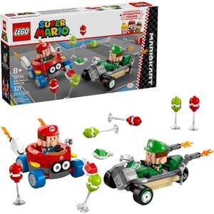 LEGO Super Mario: Mario Kart Baby Mario vs. Baby Luigi – Collectible Toy Building Set for Kids, Boys and Girls, Ages 8+ – Nintendo Toy for Fans – Gift Idea for Birthdays – 72034