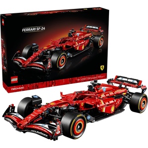 LEGO Technic Ferrari SF-24 F1 Model Car Kit – Building Set for Adults, Ages 18+ with Realistic Features – Ferrari DIY Craft for Display – Gift Idea for F1 Fans – 42207