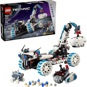 LEGO Technic Lunar Outpost Moon Rover Space Vehicle Building Toy – All-Terrain Explorer for Kids, Boys & Girls, Ages 10+ – Buildable Space Decor for Any Room – Gift Idea for Birthdays – 42211