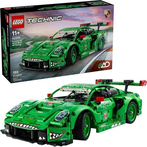 LEGO Technic Porsche 911 GT3 R Rexy AO Racing Car Building Toy for Boys & Girls – Car Toy W/Realistic Steering & 6-Cylinder Engine for Kids & Auto Fans, Ages 11+ – Gift Idea for Birthdays – 42224