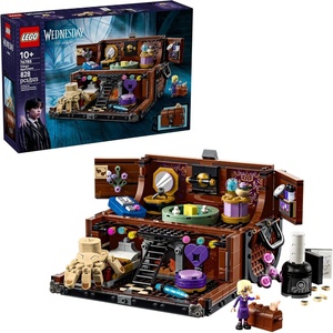 LEGO Wednesday Thing’s Apartment Building Toy – Transforming Trunk Playset W/Poseable Thing & Enid Sinclair Minidoll – Wednesday Merch for Girls & Boys, Ages 10+ – Gift Idea for Birthdays – 76785