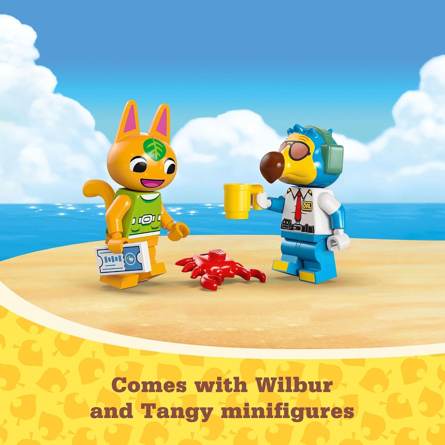 image:imageLEGO Animal Crossing Fly with Dodo Airlines Airport Playset Kids Airplane Toy and Pilot Minifigure Inspired by The Video Game Series Gift for Girls and Boys Ages 7 and Up 77051