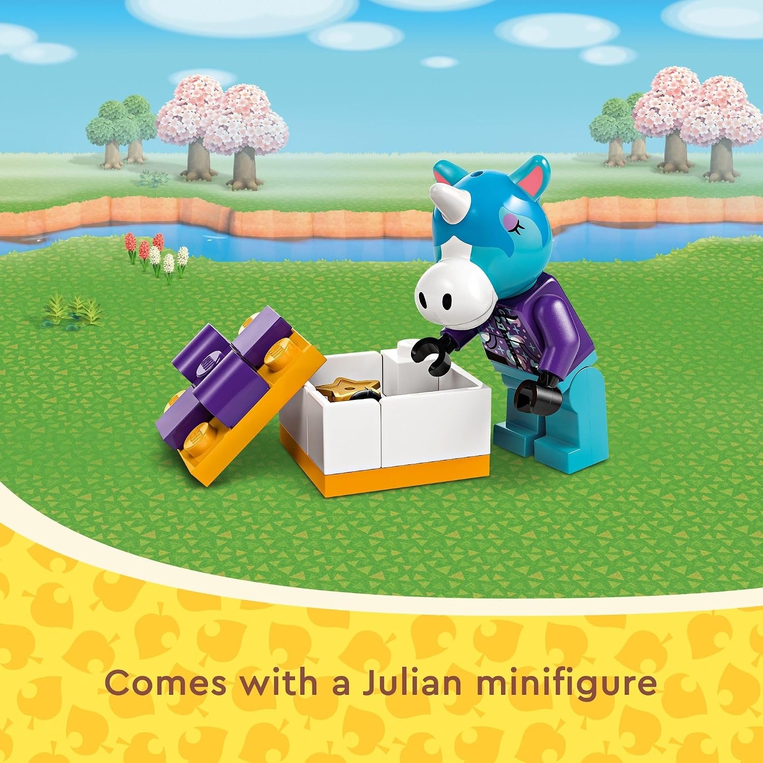 image:imageLEGO Animal Crossing Julians Birthday Party Video Game Toy for Kids Animal Crossing Toy from The Video Game Series with Horse Minifigure Birthday Gift for Girls and Boys Ages 6 and Up 77046