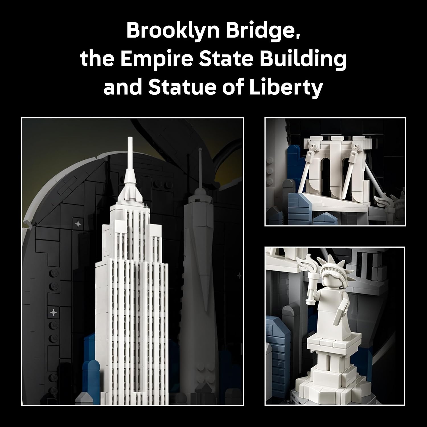 image:imageLEGO Architecture New York City The Big Apple Building Set for Adults Ages 18 Decor for Bedroom Office or Desk Gift for Men amp Women 21066
