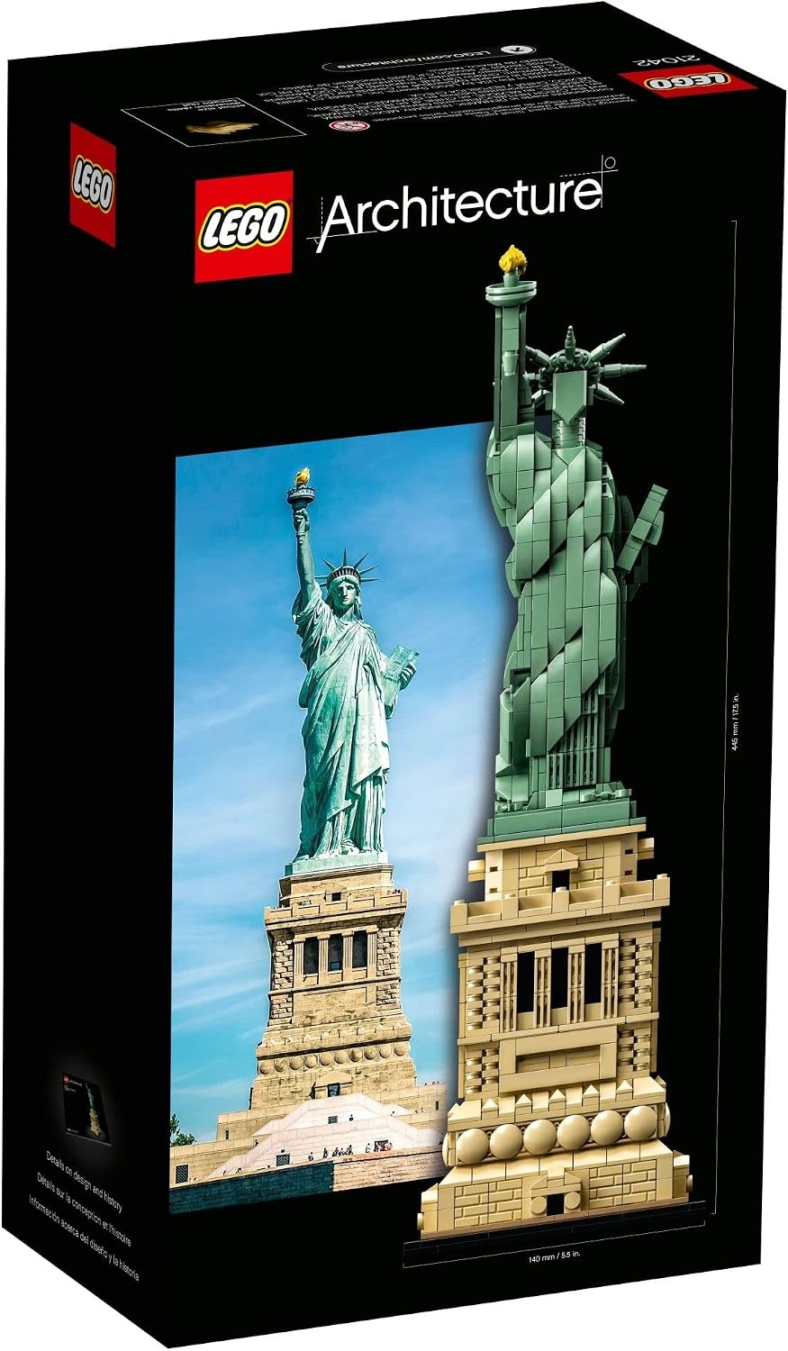 image:imageLEGO Architecture Statue of Liberty Model Building Set Collectible New York City Souvenir Creative Home Dcor or Office Centerpiece Great Gift Idea for Adults and Teens 21042